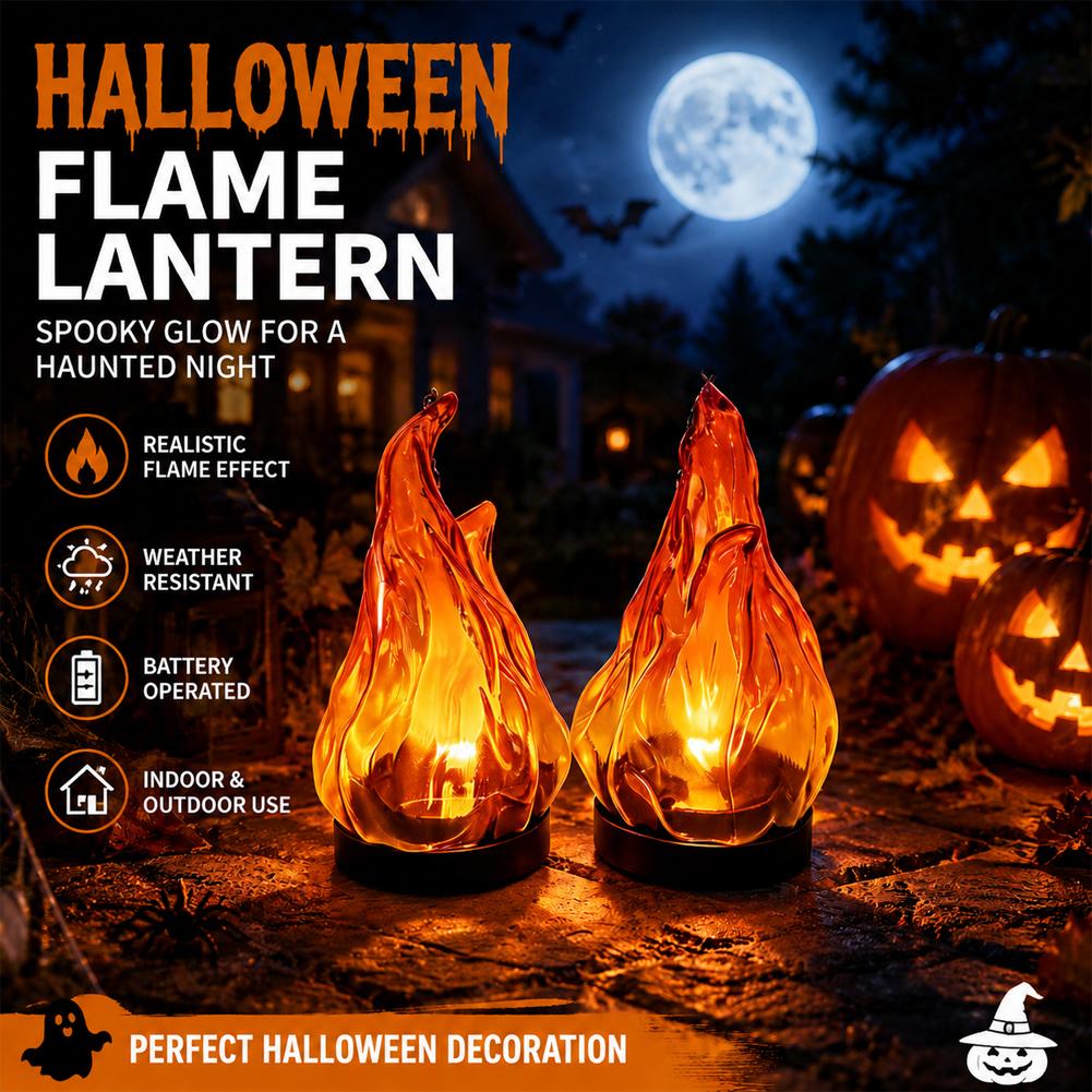Solar Lantern Hanging - Solar Flame Hanging Lantern Light IP65