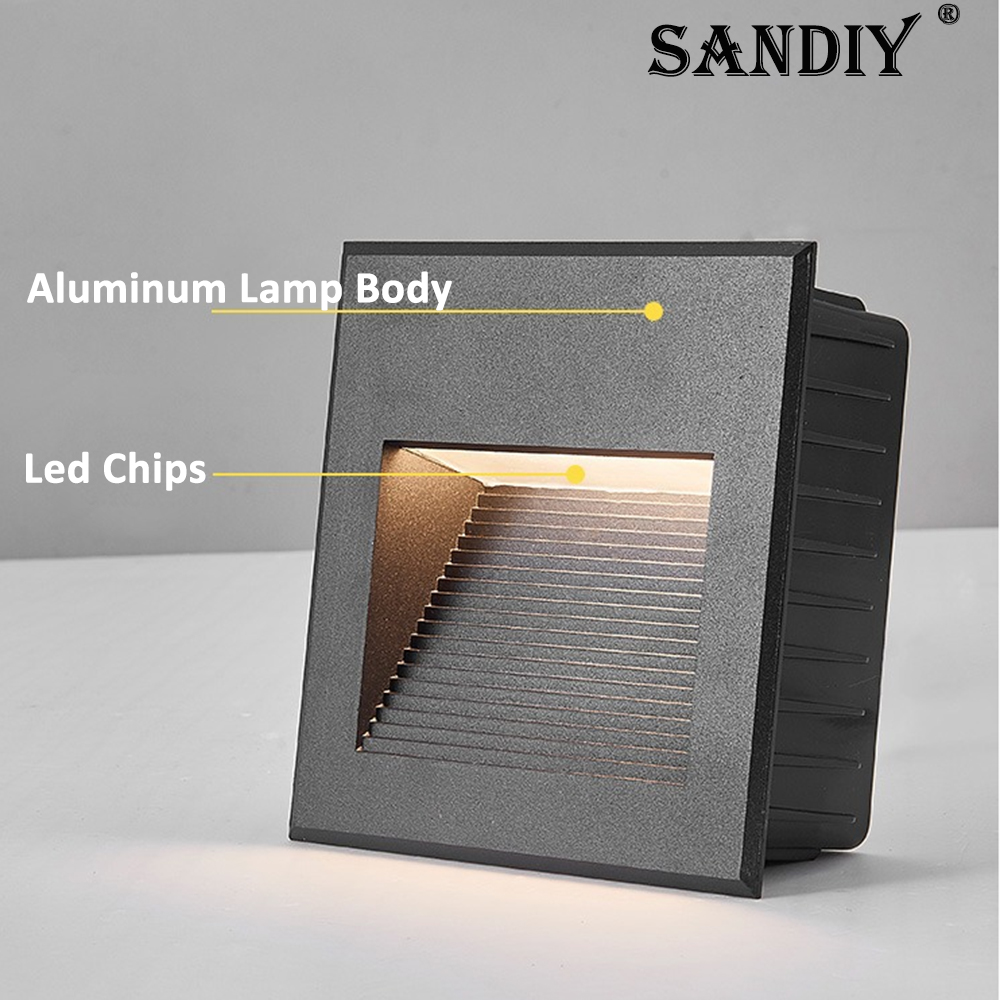 SANDIY Recessed Outdoor Wall S - огляд і ціна Outdoor Lighting Voltage