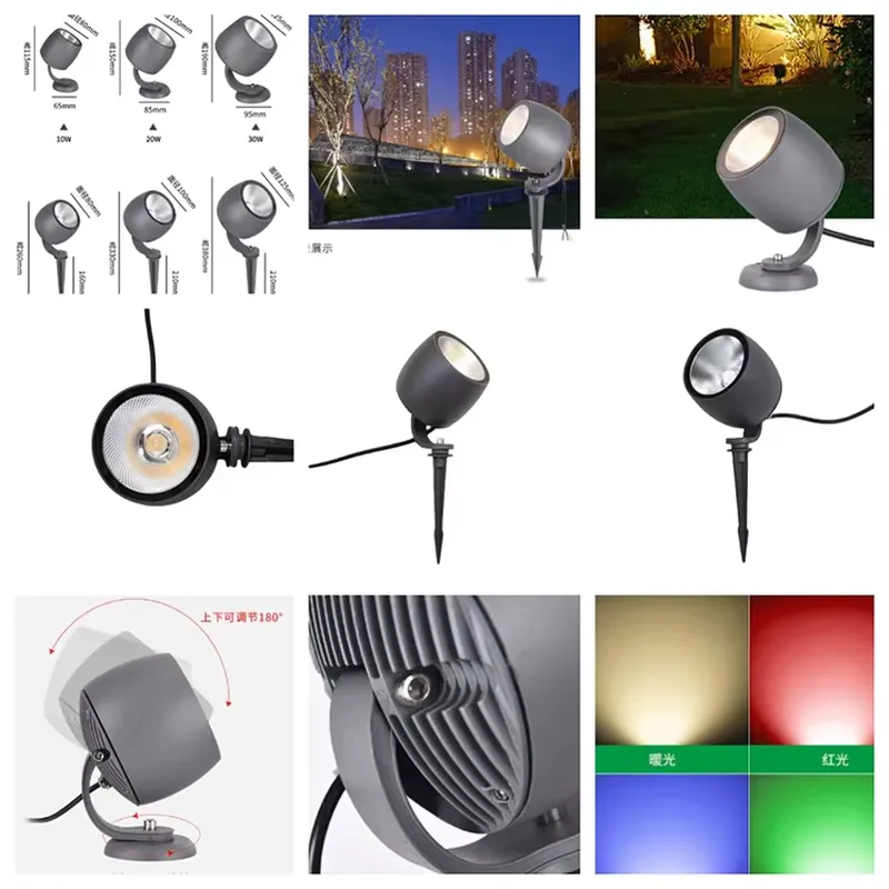 Hot Sale IP65 10W 20W 30W AC D - огляд і ціна Outdoor Lighting Spotlight