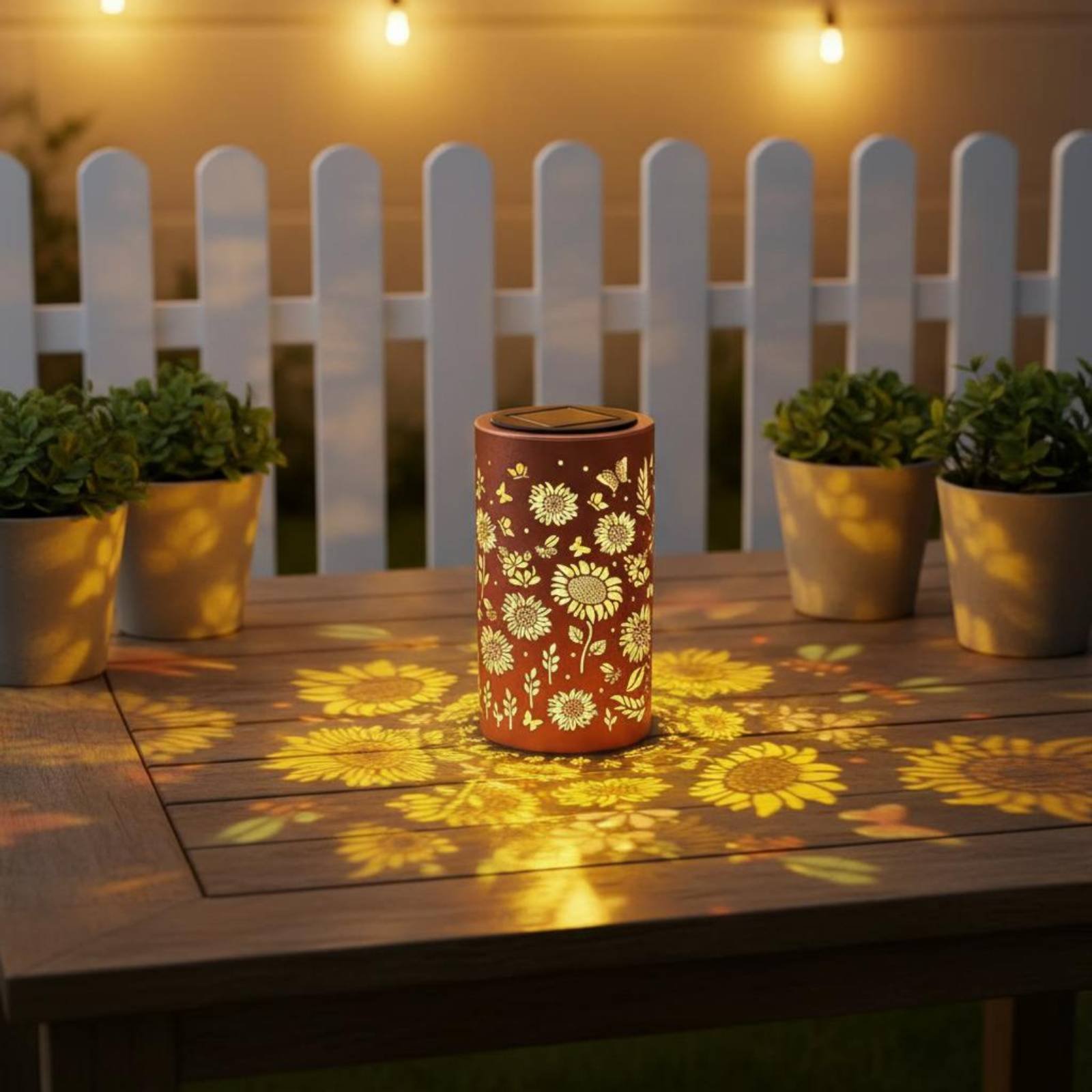 Colorful Sunburst Solar Lanter - огляд і ціна Solar Lantern Hanging