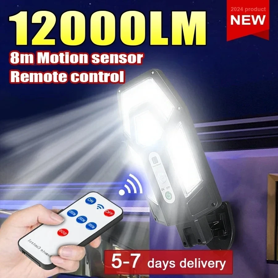 12000LM Powerful Solar Wall La - огляд і ціна Outdoor Lighting Ground