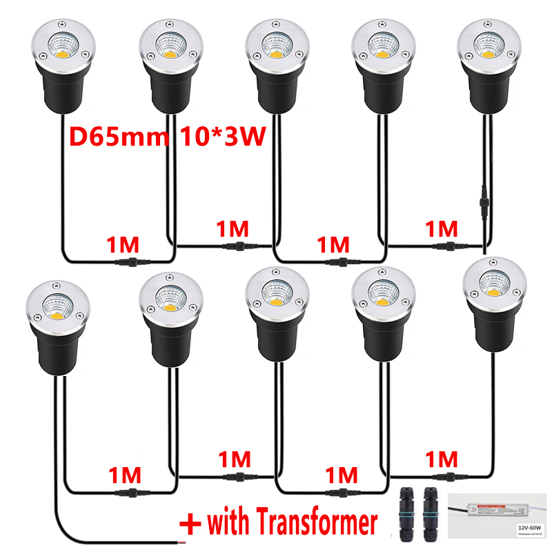 IP67 Waterproof LED Buried Lig - огляд і ціна Outdoor Lighting Voltage
