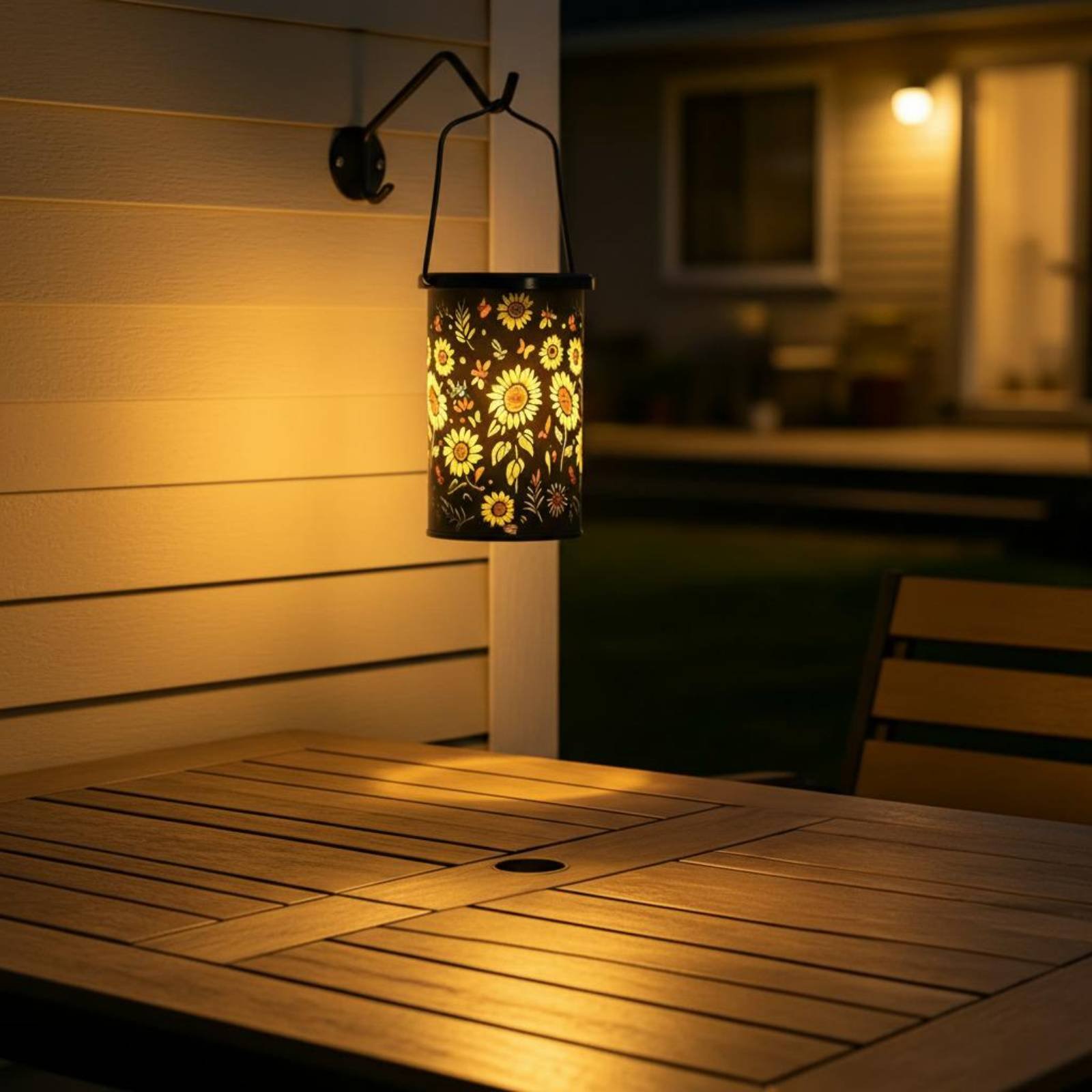 Floral Lantern Vintage Design  - огляд і ціна Solar Lantern Hanging