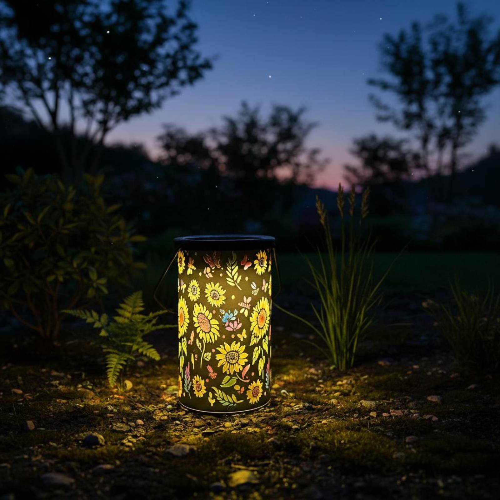 Floral Lantern Vintage Design  - огляд і ціна Solar Lantern Hanging