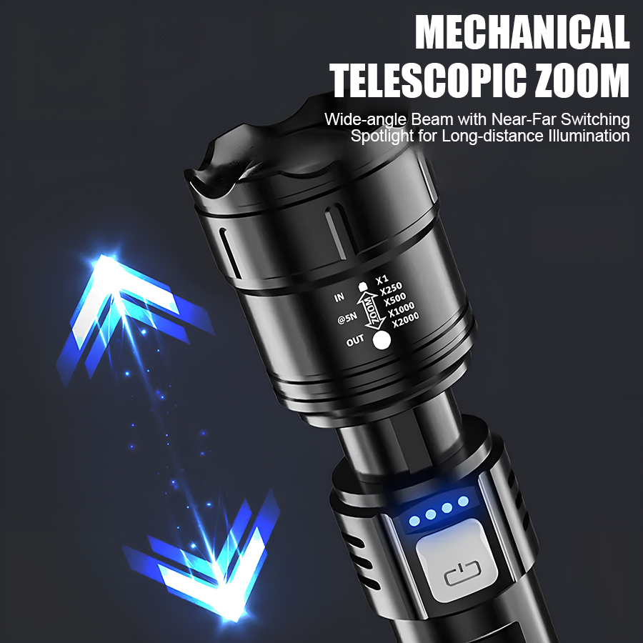 High Power P50 LED Flashlight  - огляд і ціна Outdoor Lighting Lumen