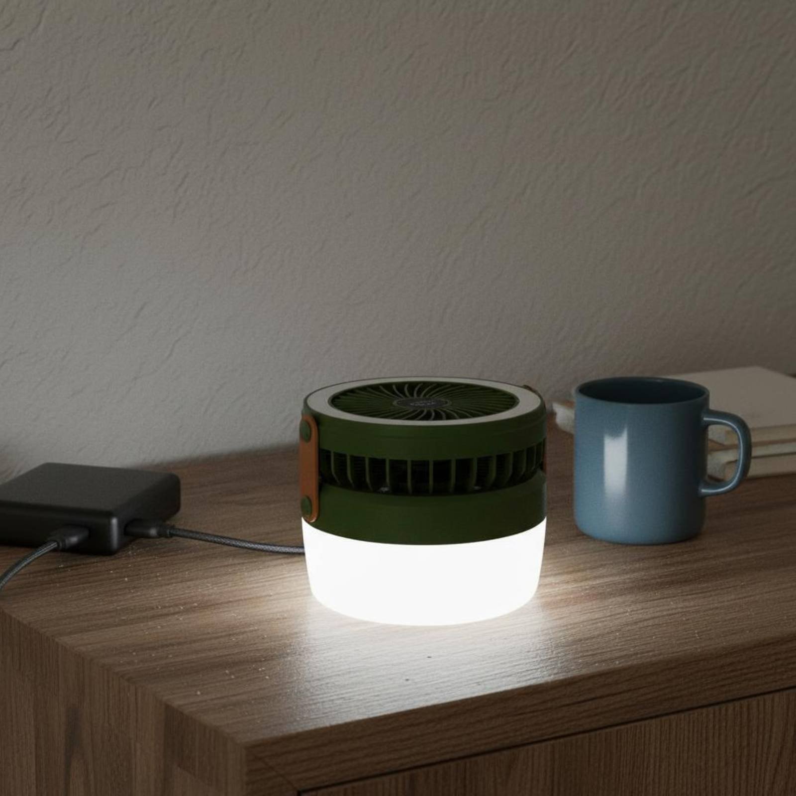 Solar Camping Fan Lantern Fold - огляд і ціна Solar Lantern Hanging