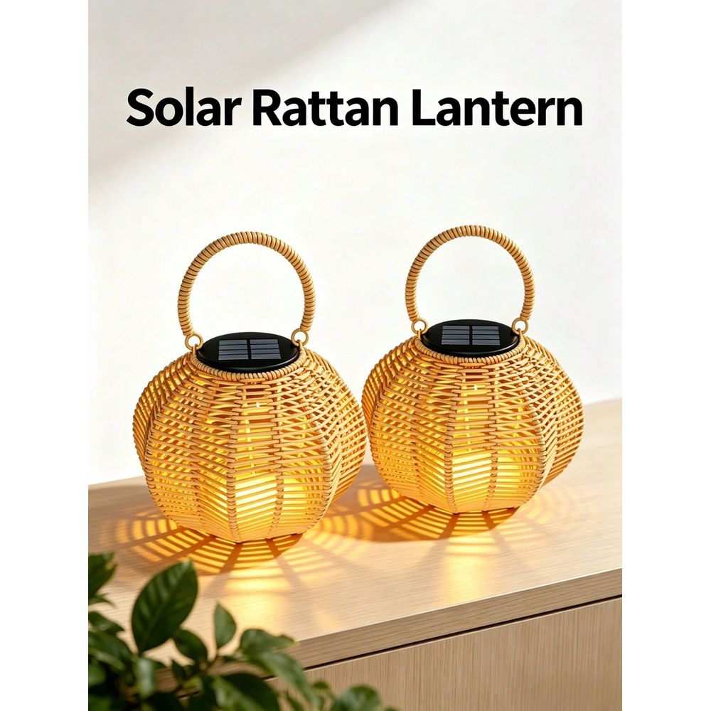 Rattan Solar Ambient Light For - огляд і ціна Solar Lantern Hanging