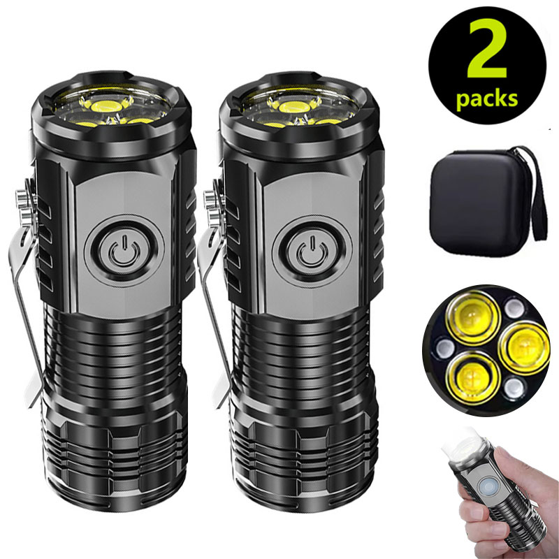 Mini 3LED Flashlight With Pen  - огляд і ціна Outdoor Lighting Spotlight