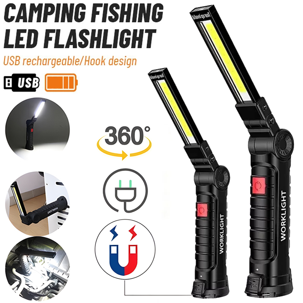 LED COB Flashlight USB Recharg - огляд і ціна Outdoor Lighting Lumen