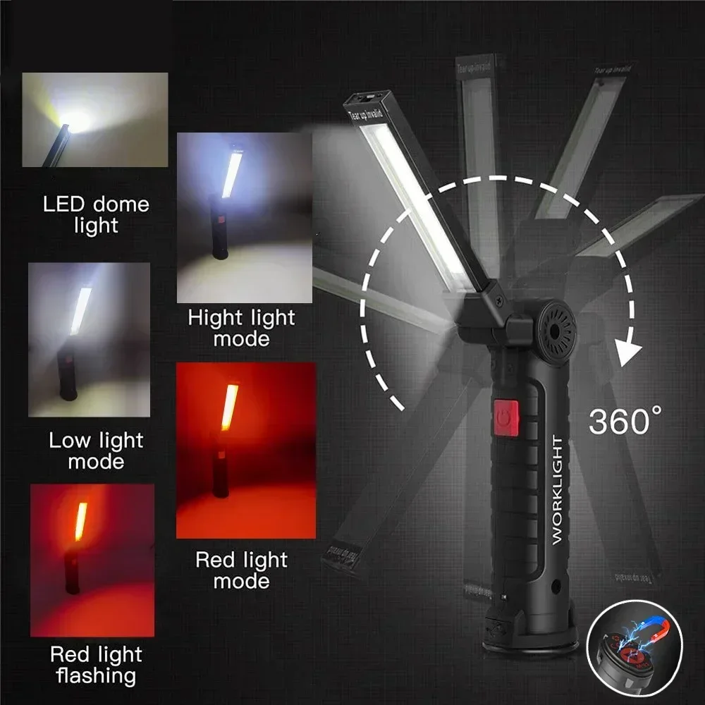 LED COB Flashlight USB Recharg - огляд і ціна Outdoor Lighting Lumen