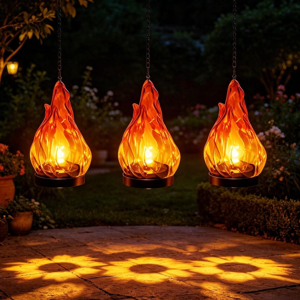 Solar Flame Hanging Lantern Li - огляд і ціна Solar Lantern Hanging