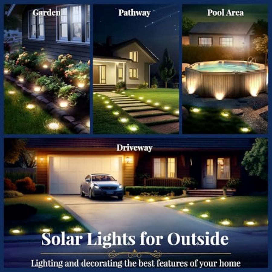 Solar Ground Lights Solar Ligh - огляд і ціна Outdoor Lighting Ground