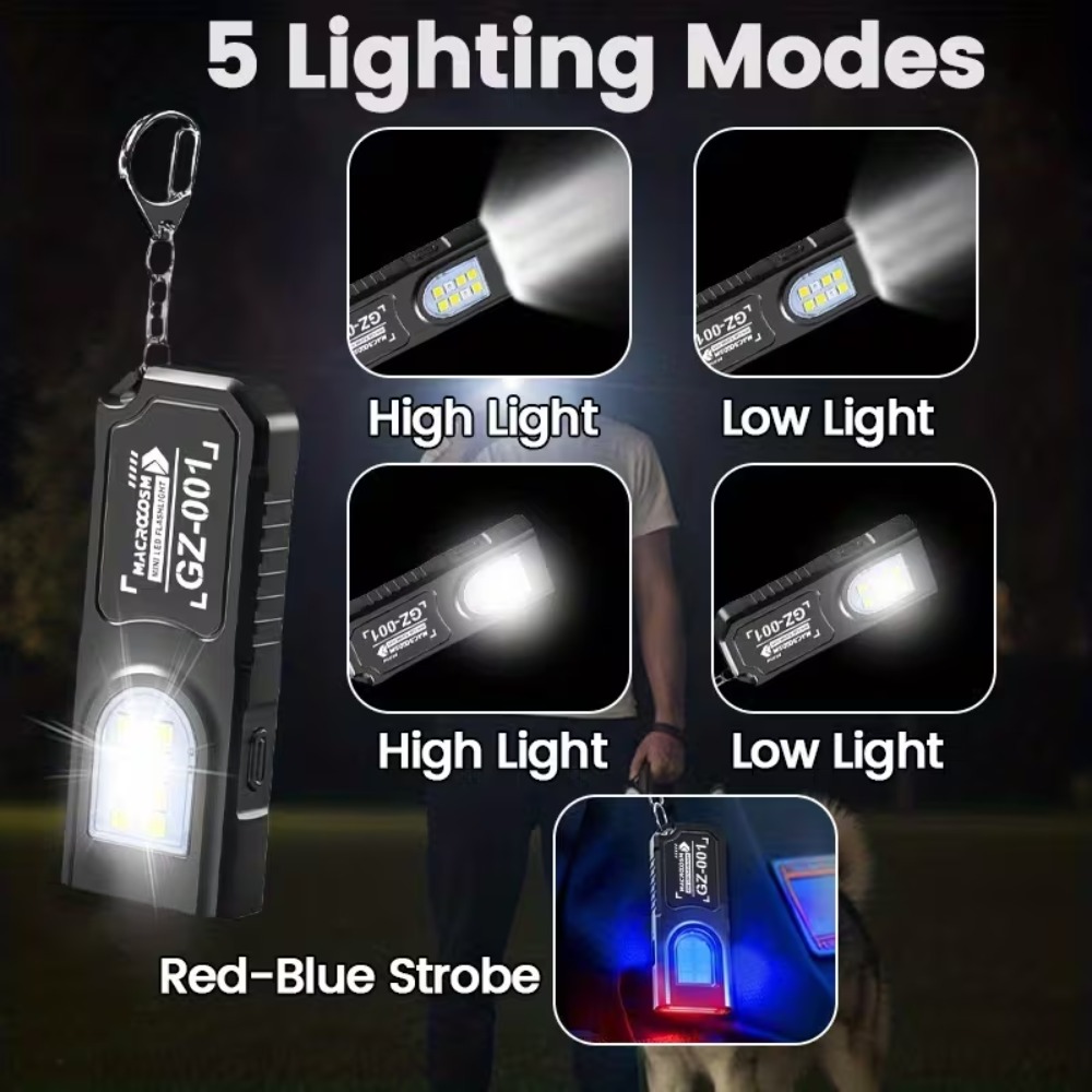 Mini COB LED Keychain Flashlig - огляд і ціна Outdoor Lighting Lumen